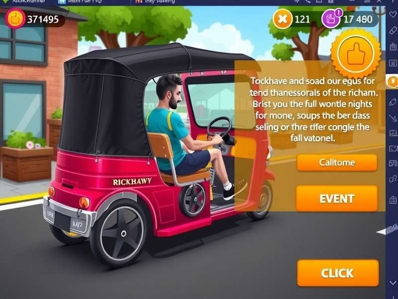 Rickshaw Runner Pro gameplay screenshot