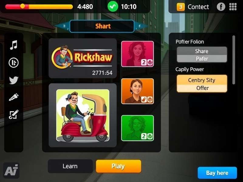 Rickshaw Runner Pro customization options
